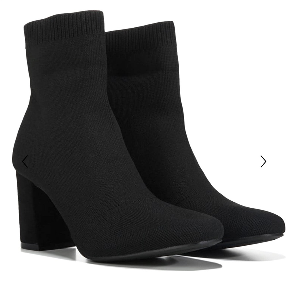 MIA black knit sock boot